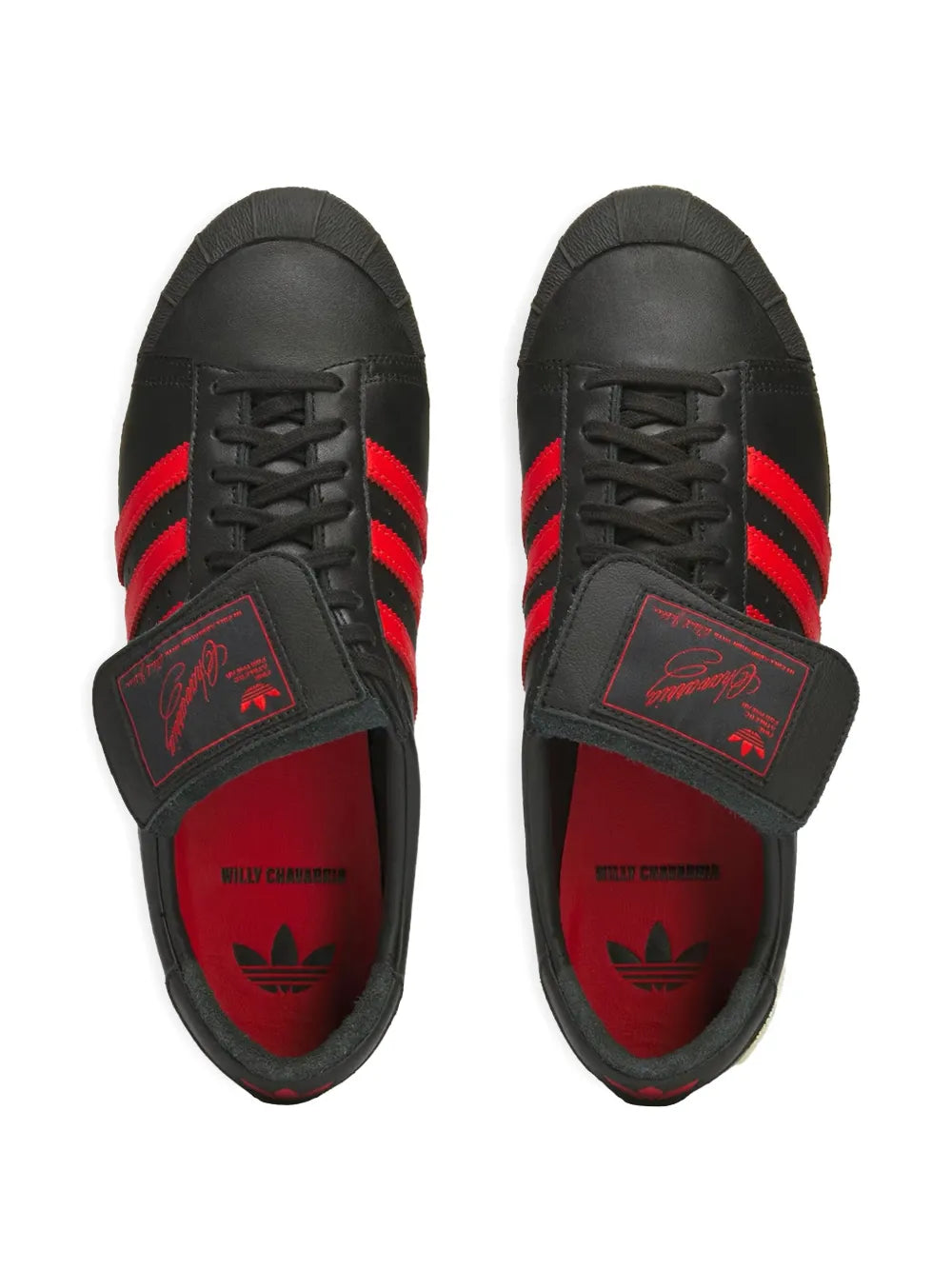 X Willy Chavarria Jabbar Low Black/Red Sneakers