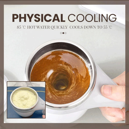 Rechargeable Self-Stirring Coffee Mug β Automatic Magnetic Mixing Cup for Coffee, Milk & Protein Drinks