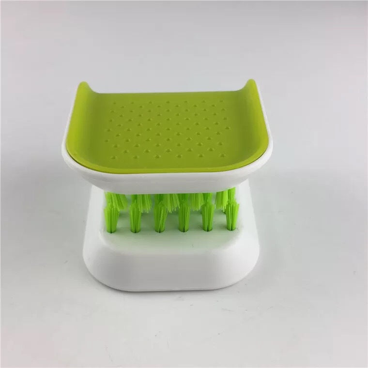 U-Shaped Knife Cleaner Brush – Safe Dual-Sided Cutlery Cleaning Tool for Kitchen