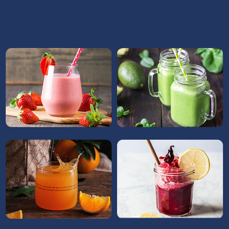 Portable USB Rechargeable Blender – Personal Smoothie Maker for Travel, Gym & On-the-Go Use