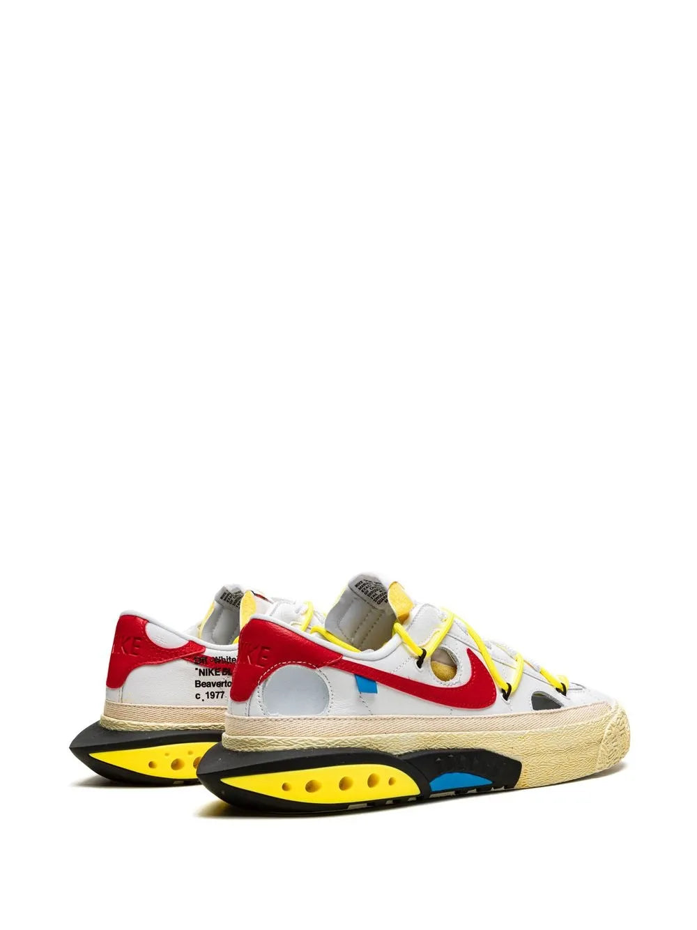 X Off-White Blazer Low University Red Sneakers