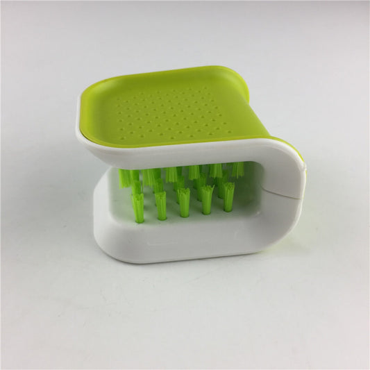 U-Shaped Knife Cleaner Brush – Safe Dual-Sided Cutlery Cleaning Tool for Kitchen