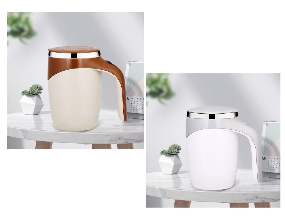 Rechargeable Self-Stirring Coffee Mug – Automatic Magnetic Mixing Cup for Coffee, Milk & Protein Drinks